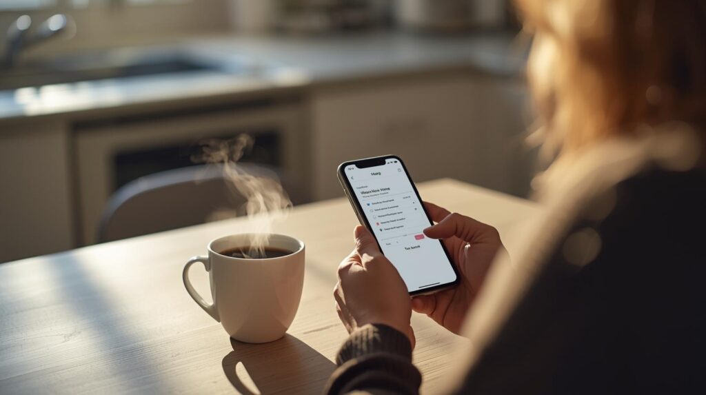 Sabah kahvesi yanında sesle not tutmak pratik.