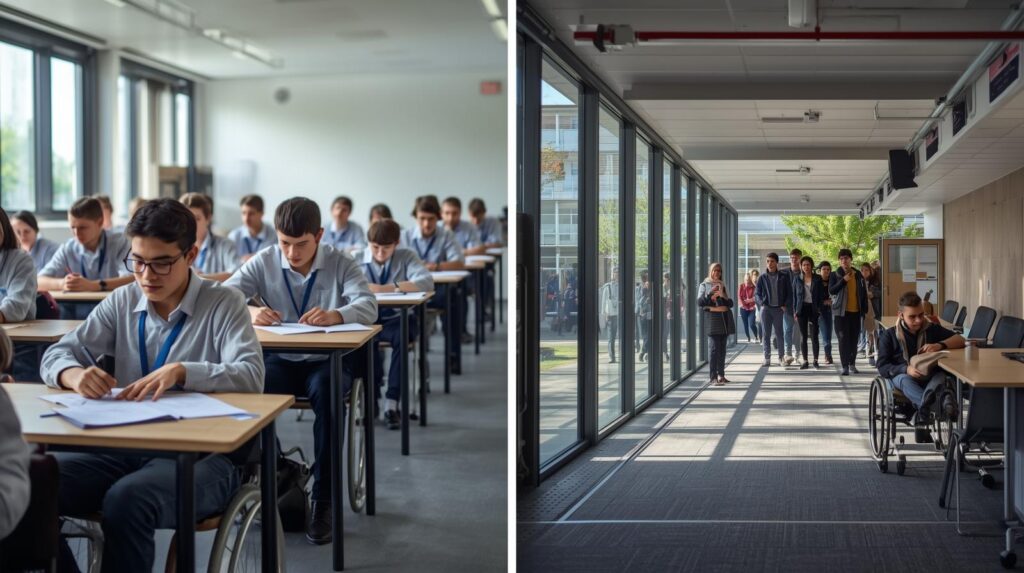 Sınav salonunda ek süre hakkından yararlanan adaylar